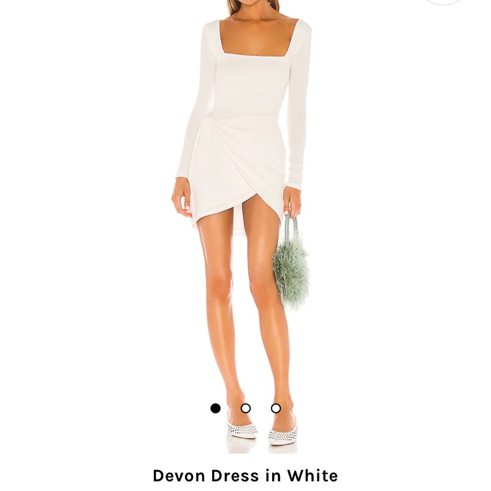 Devon Dress in white by Lovers and Friends